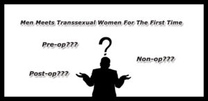What is the meaning pre-op, post-op, non-op trans woman?